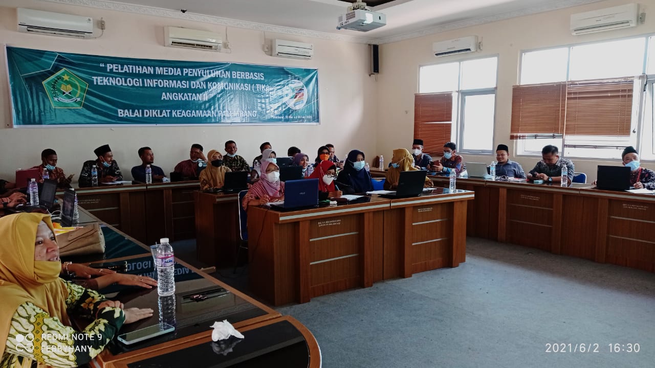 BDK Palembang  Adakan Pelatihan Media Penyuluhan Berbasis TIK Angkatan II